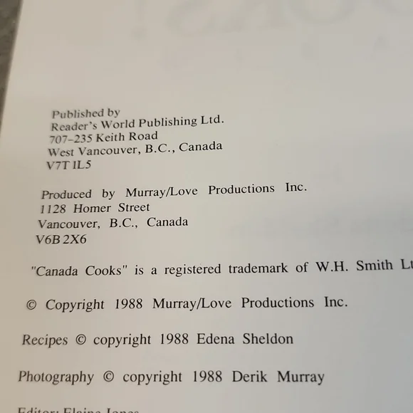 CANADA COOKBOOK PASTA - Picture 3 of 6